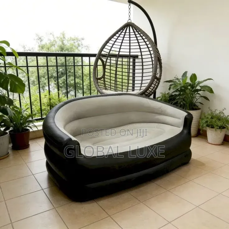 Double Inflatable Sofa – Portable 2-Seater Air Sofa