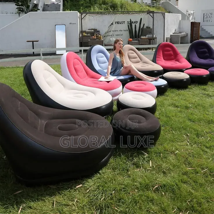 Single Inflatable Sofa – Comfortable & Portable Air Chair