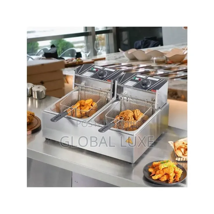 Double Deep Fryer – Dual Basket Electric Frying Machine