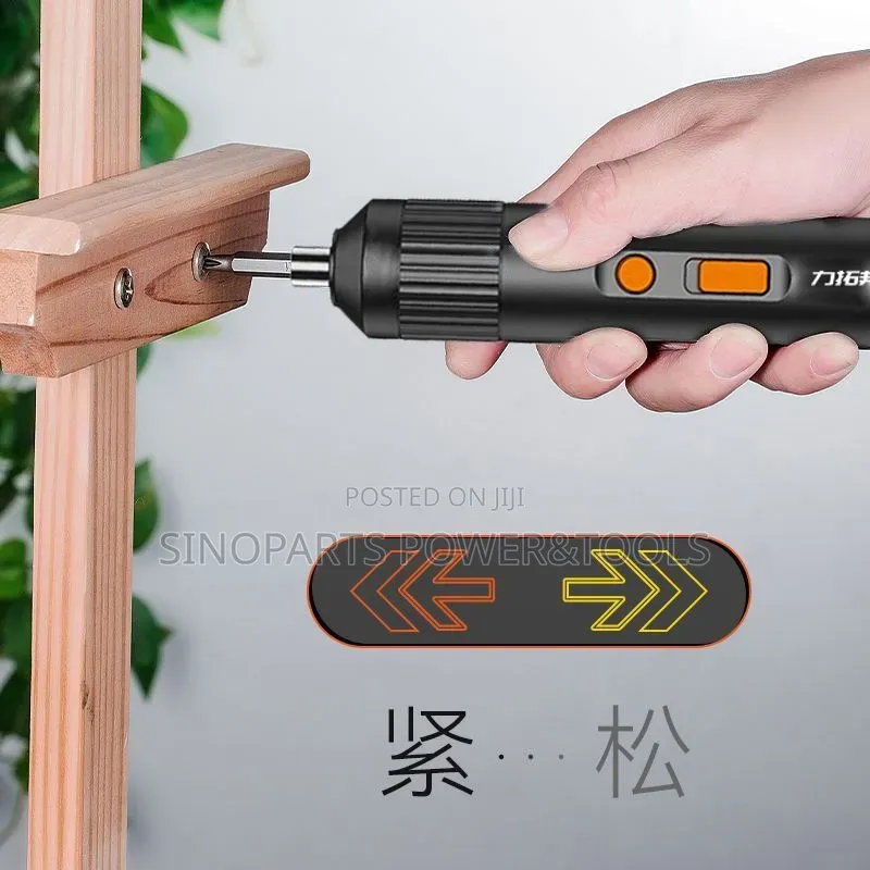 Cordless Rechargeable Electric Screwdriver Set With Bits