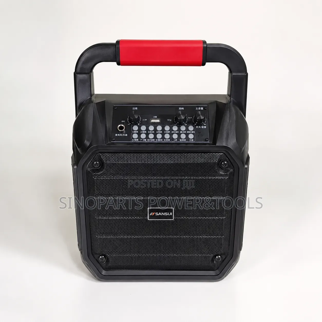 SANSUI 6.5" Portable Bluetooth Karaoke Speaker Rechargeable