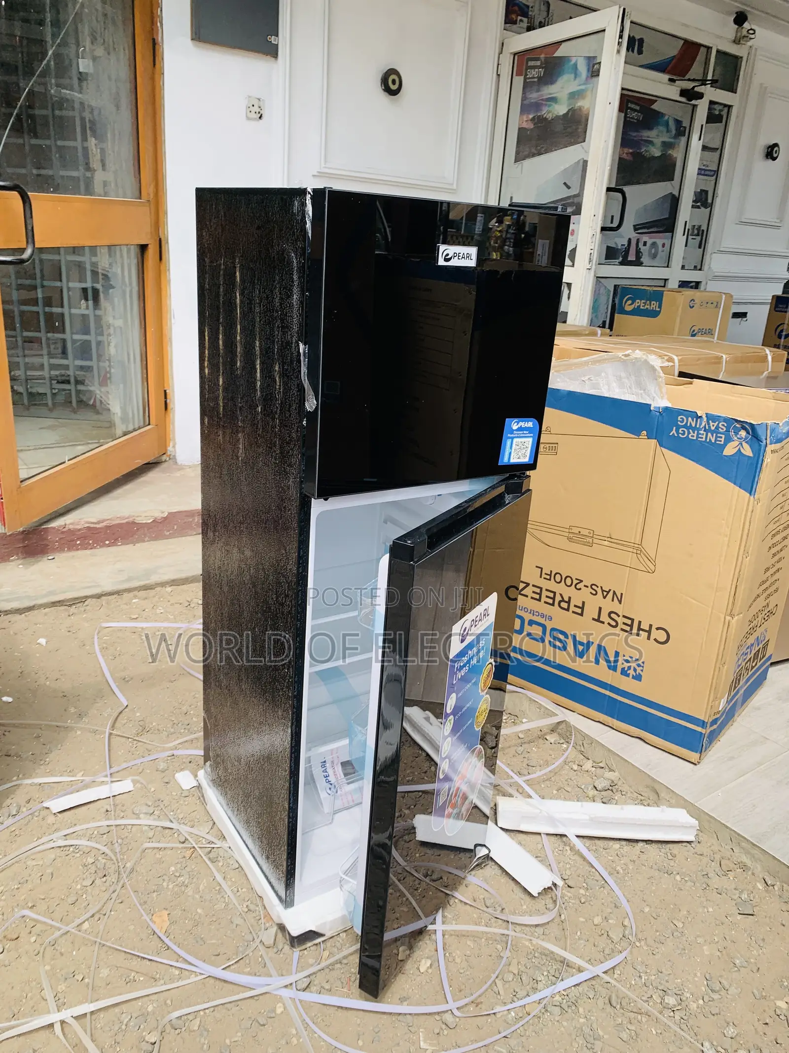 Place Your Order Pearl 138L Double Door Refrigerator - PF-217T-2B