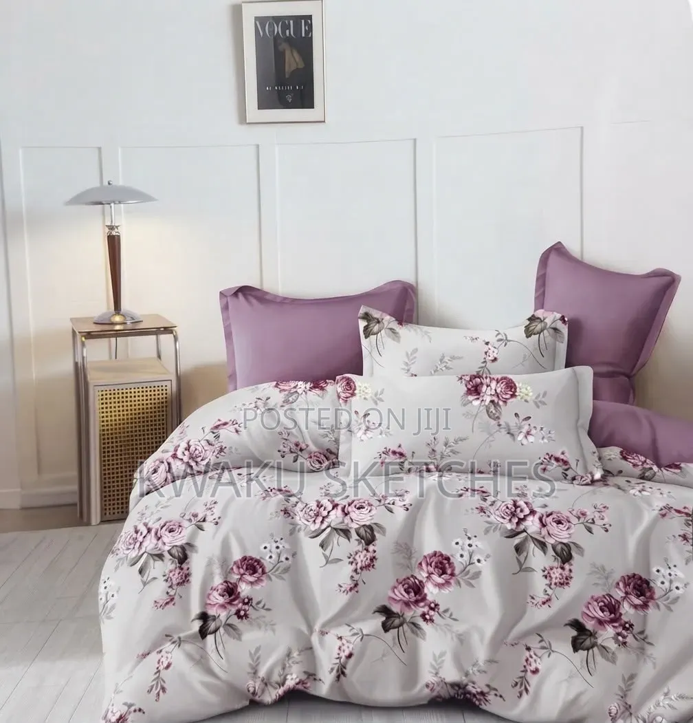 3 Pieces Sheet Set : 1 Bedsheet + 3 Pillow Cases Set