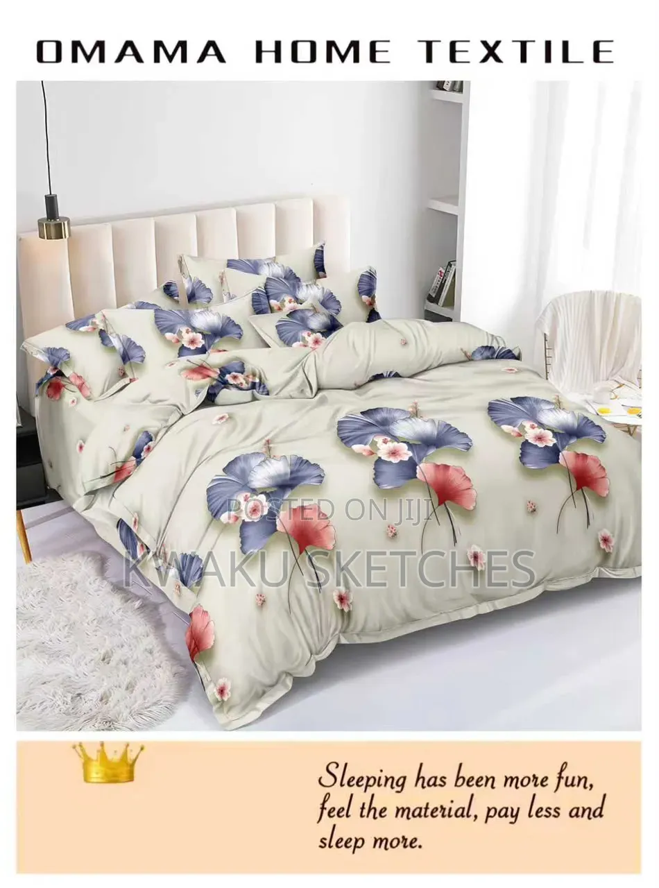 3 Pieces Sheet Set : 1 Bedsheet + 3 Pillow Cases Set