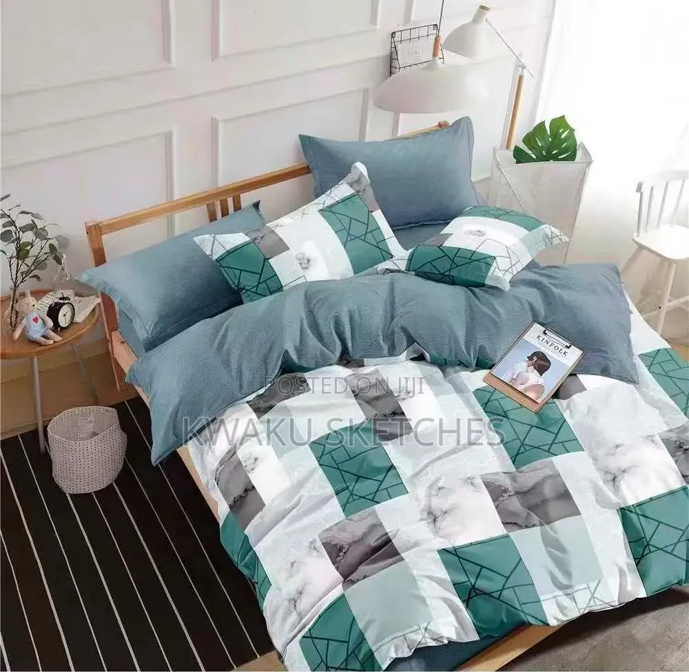 3 Pieces Sheet Set : 1 Bedsheet + 3 Pillow Cases Set