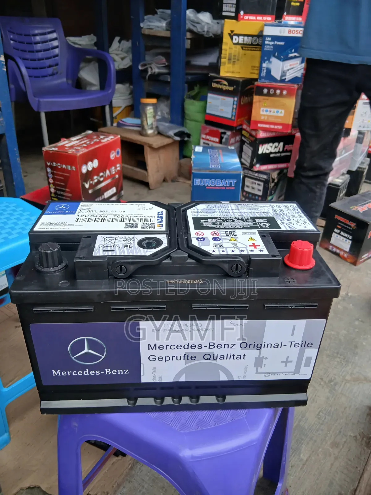 AGM Mercedes Benz Battery 17plate 84ah-700a