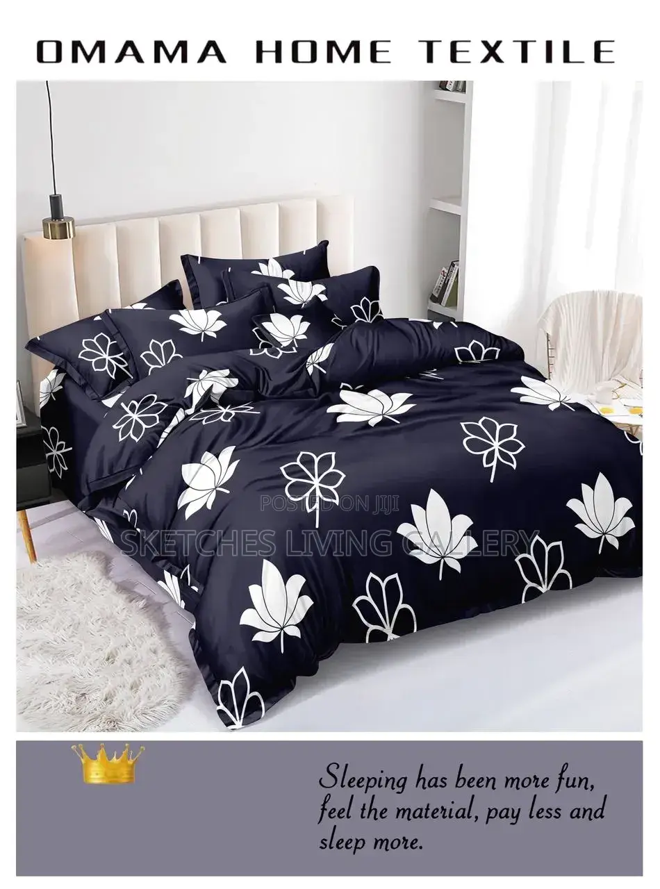 Deluxe Home Bedding Set - 1 Bedsheet 3 Pillow Cases
