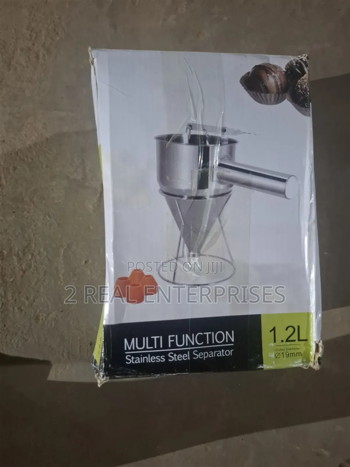 Multi-Function Steel Conical Piston Funnel Batter Separator 1.2L