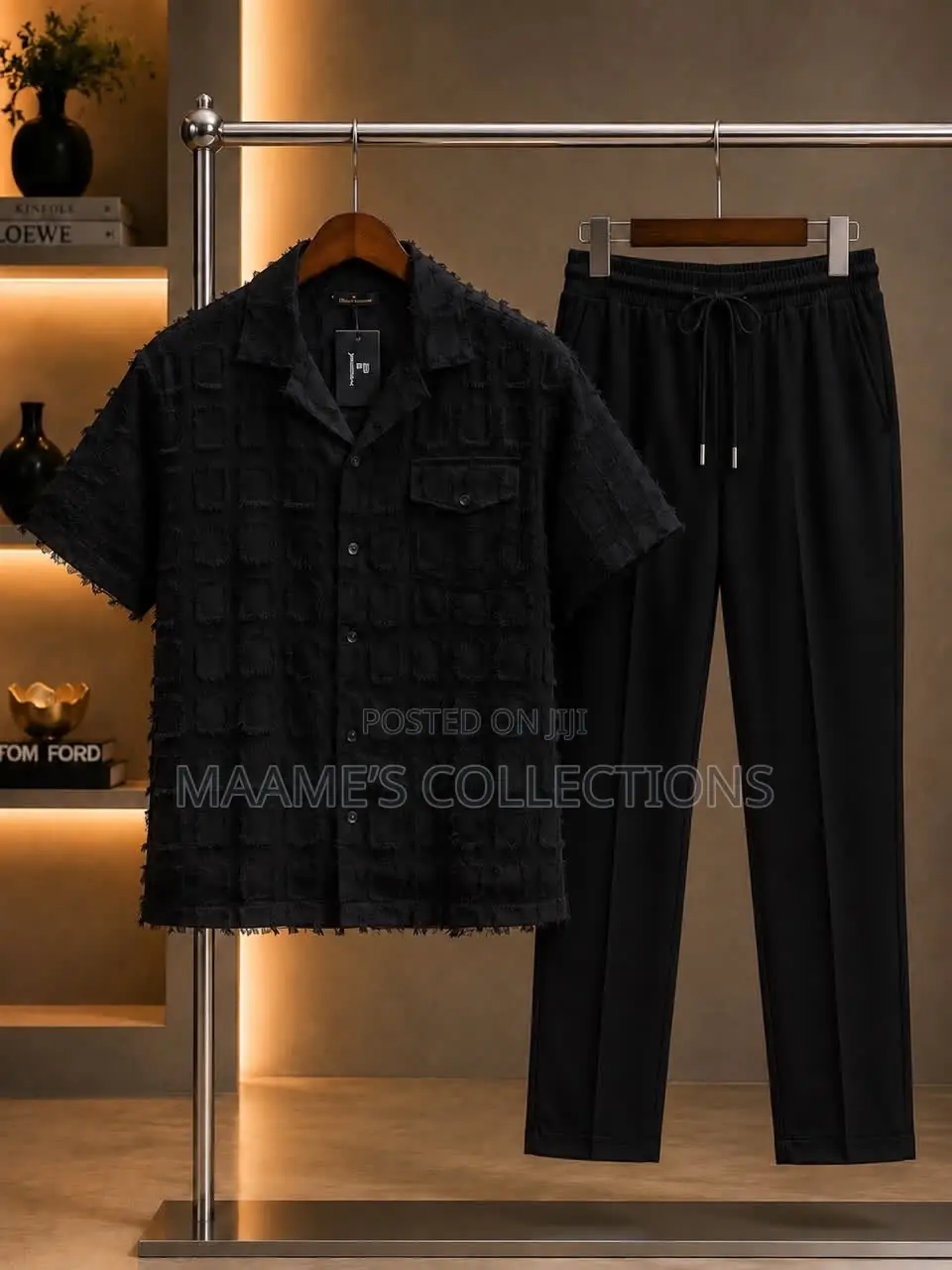 Men's Stylish 2-Piece Set - Top and Down Set