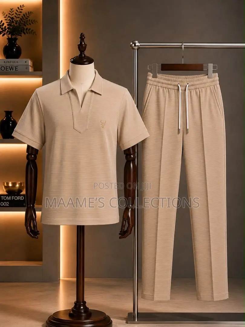 Men’s Casual Matching Set – Top and Down