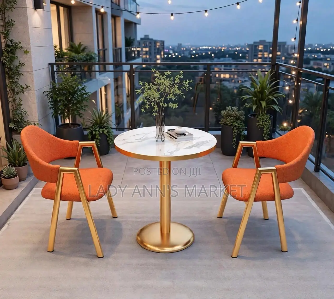 Dinning Set With Two Chairs 