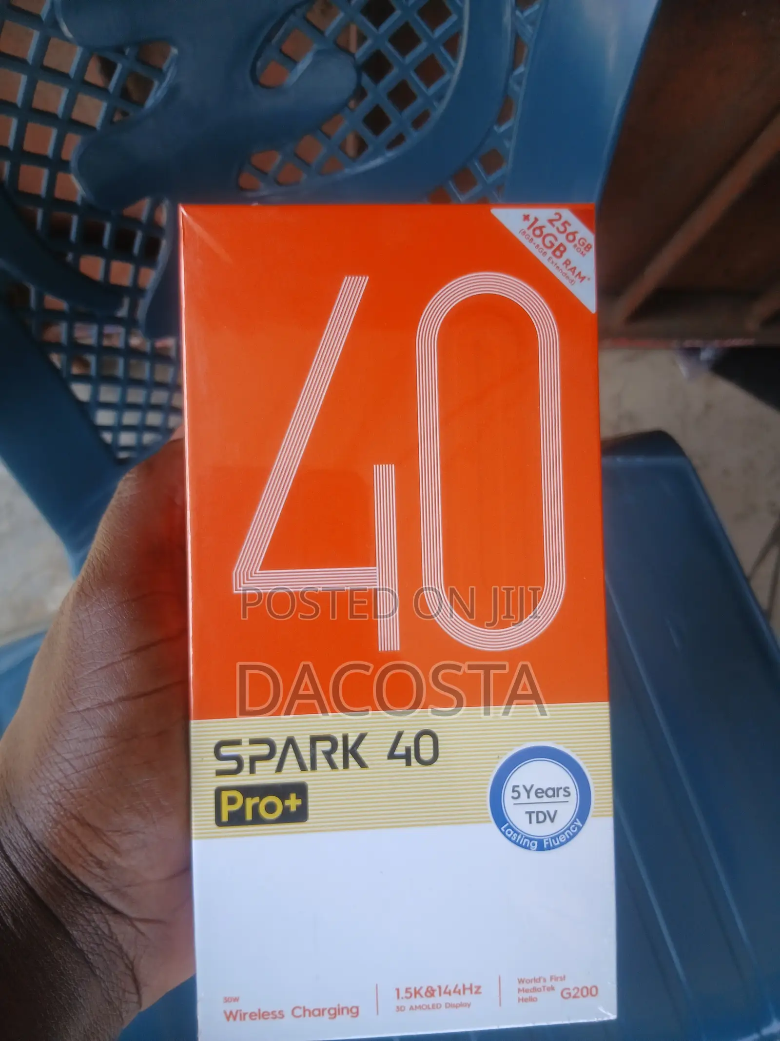 New Tecno Spark 40 Pro+ 256 GB Black