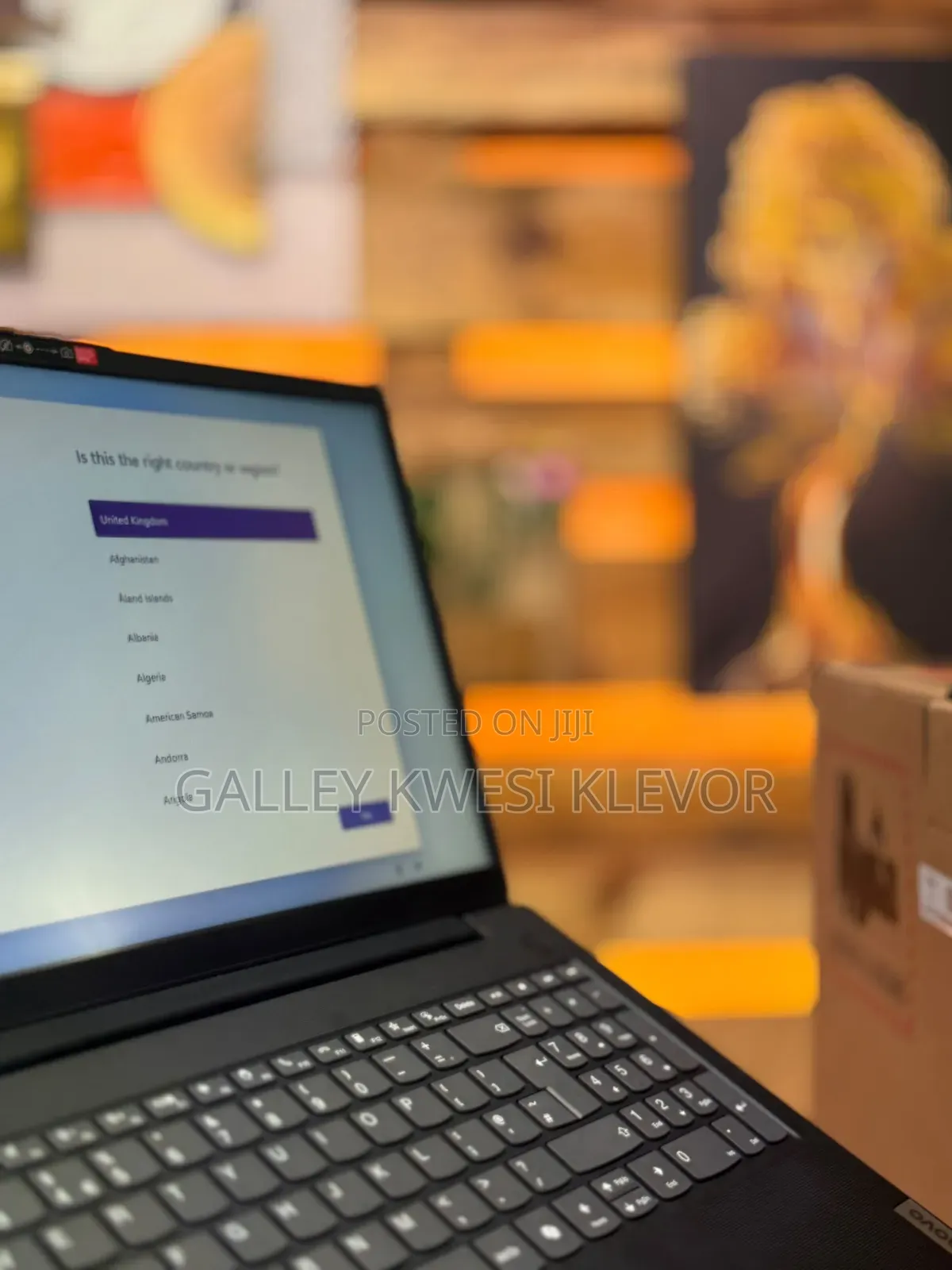 New Laptop Lenovo V15-IIL 8GB Intel Core i3 SSD 256GB