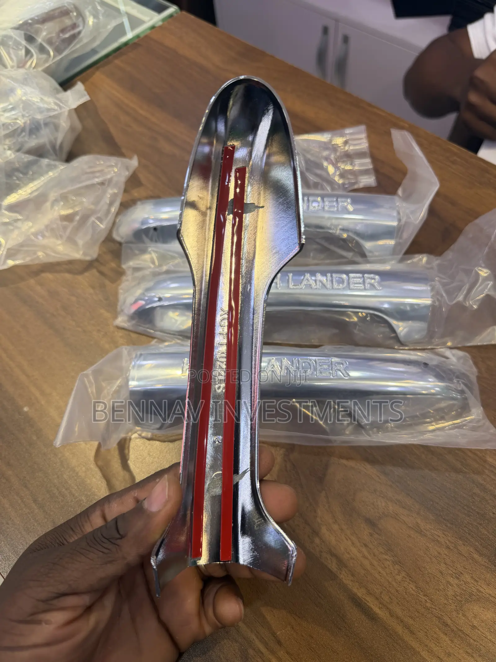 Chrome Door Handle Cover for Toyota Highlander 2015 to 2019