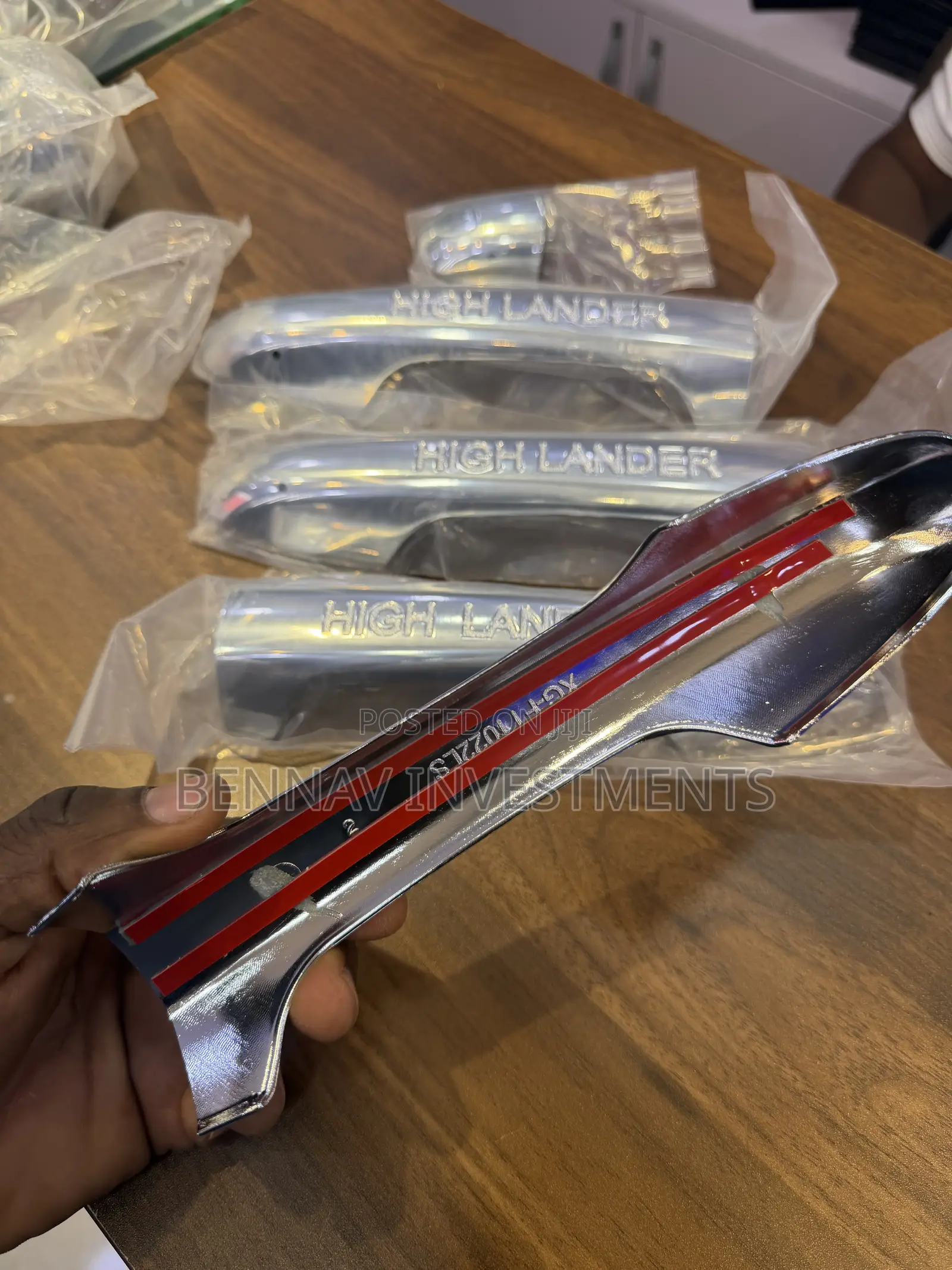 Chrome Door Handle Cover for Toyota Highlander 2015 to 2019
