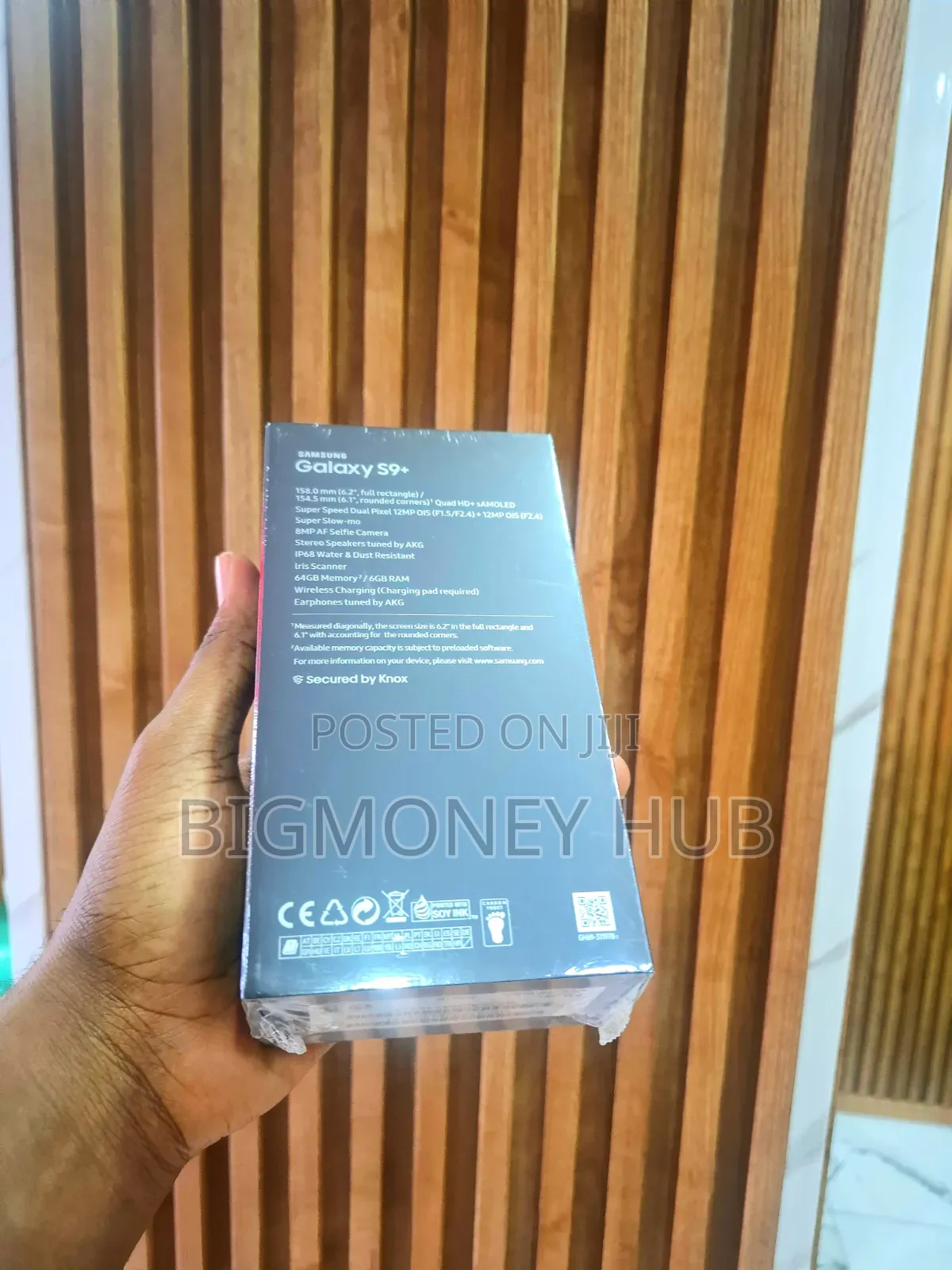 New Samsung Galaxy S9 Plus 128 GB Black