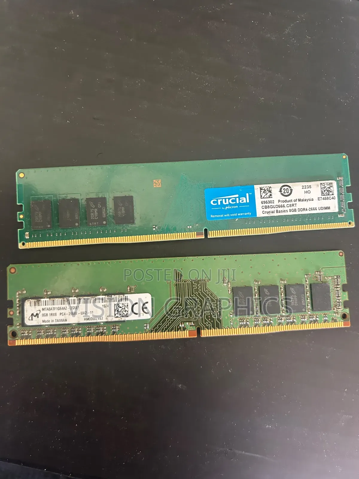 Micron and Crucial Ddr4 Ram (8gbx2) 16gb 2666mhz