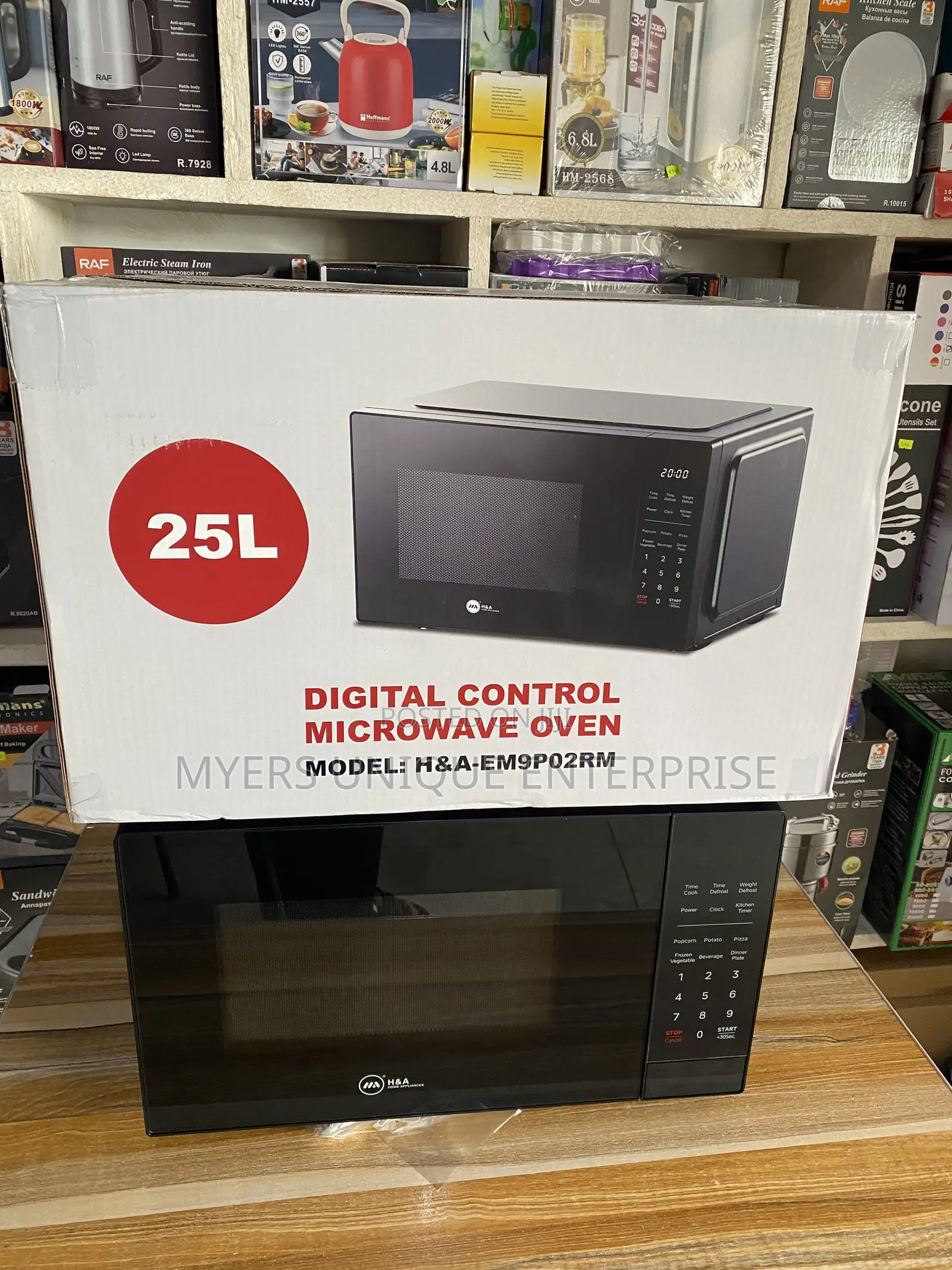 Digital Control Microwave Oven 25L - Modern Design