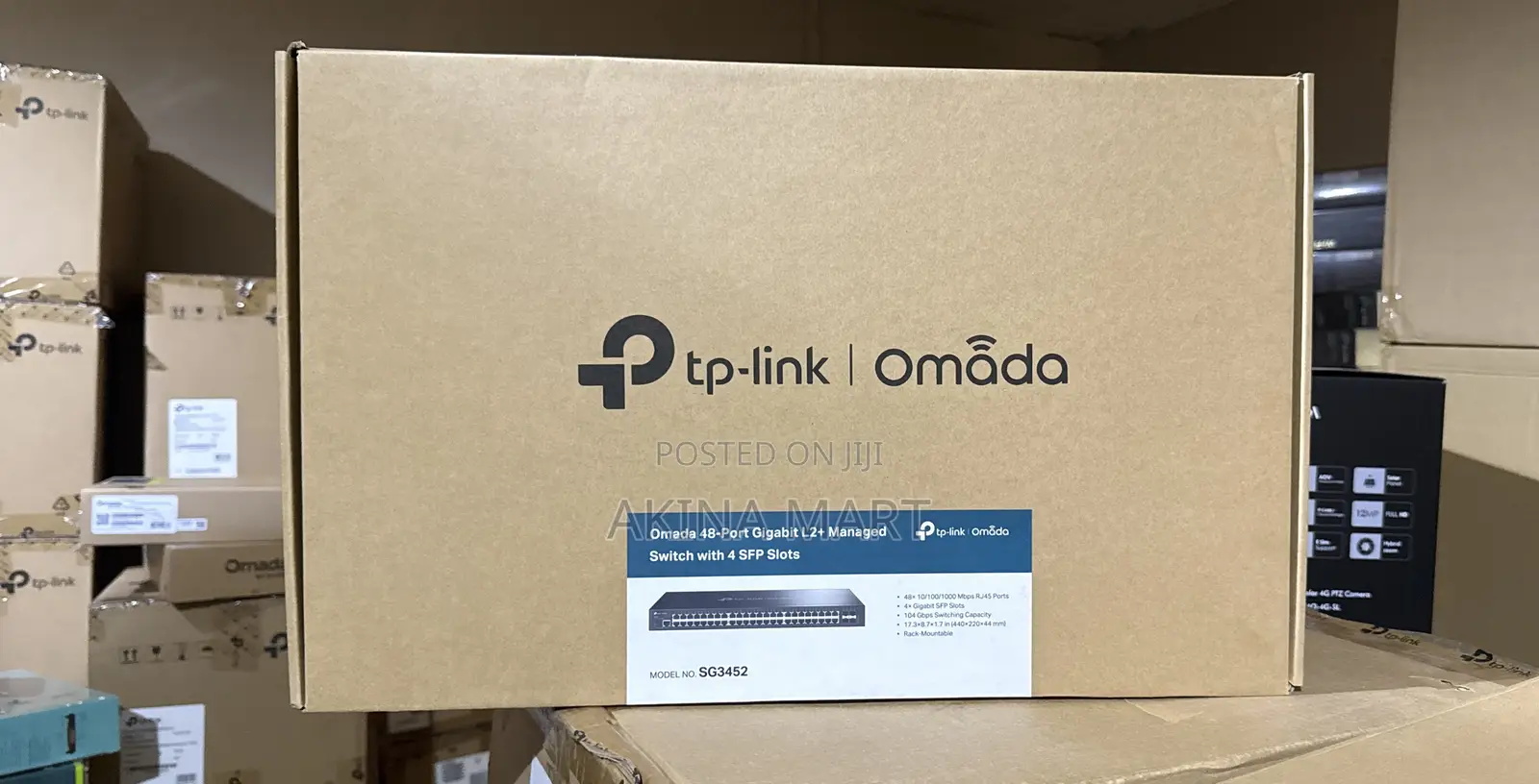 TP-Link 48port Gigabit L2+ Managed Switch With 4SFP Slots