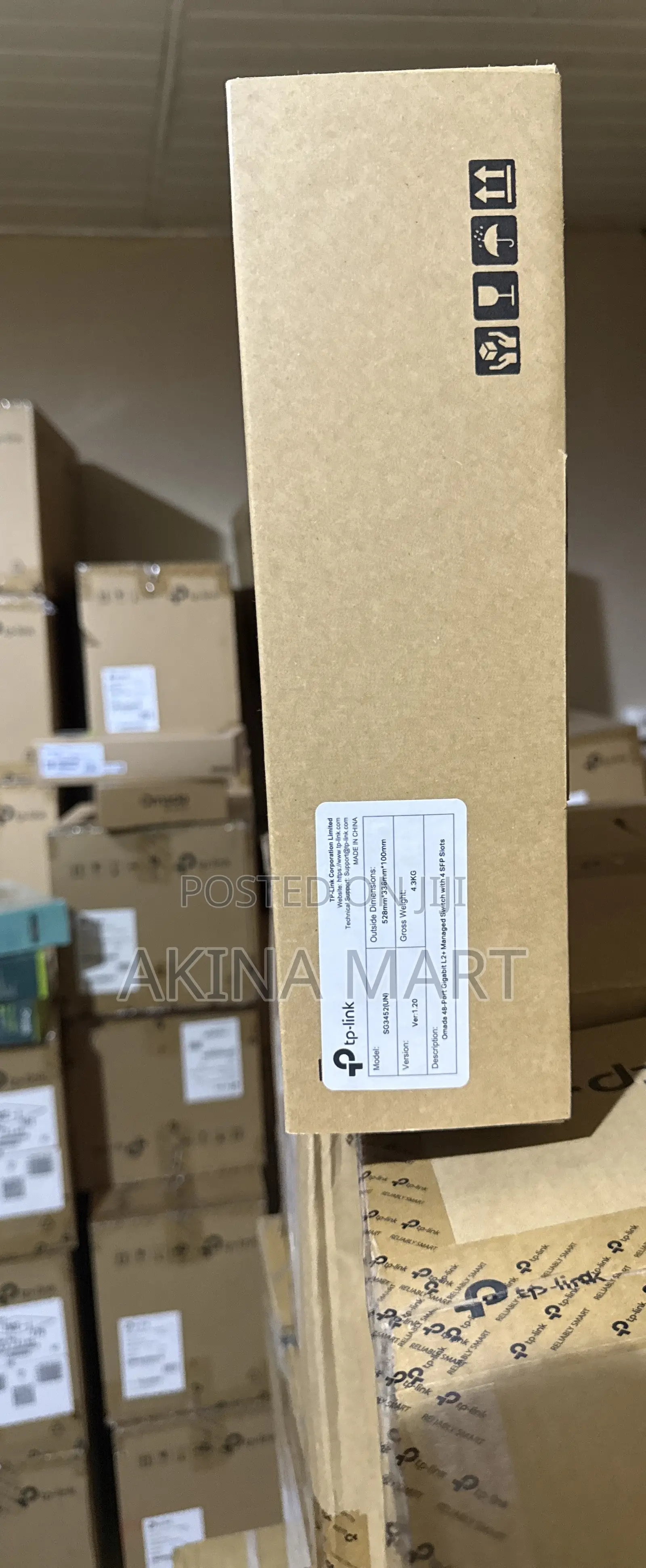 TP-Link 48port Gigabit L2+ Managed Switch With 4SFP Slots