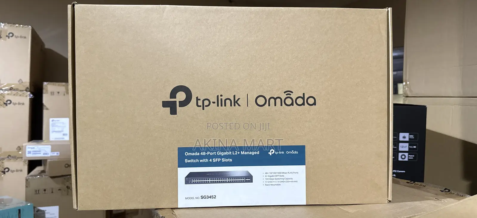 TP-Link 48port Gigabit L2+ Managed Switch With 4SFP Slots