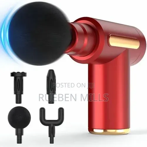 Portable Rechargeable Massage Gun (4 Heads)