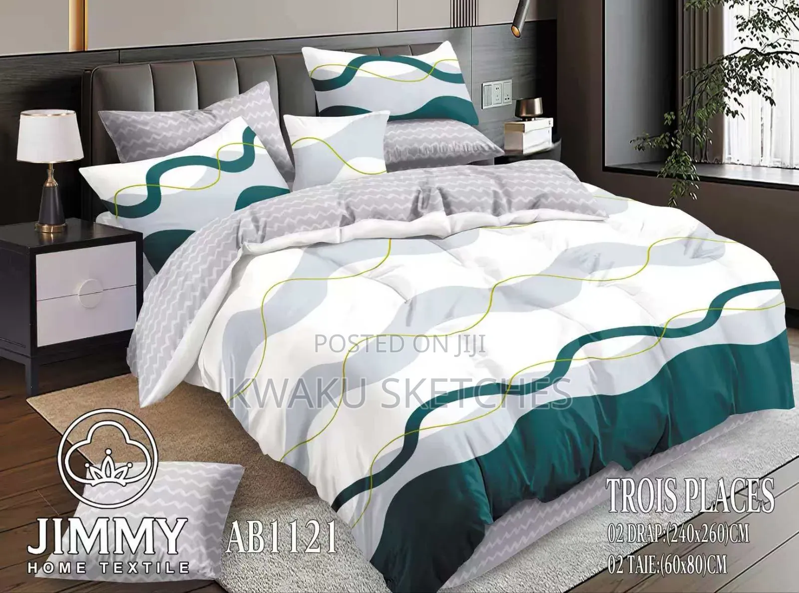 Premium 3pcs Set Bedsheets for Comfortable Sleep.