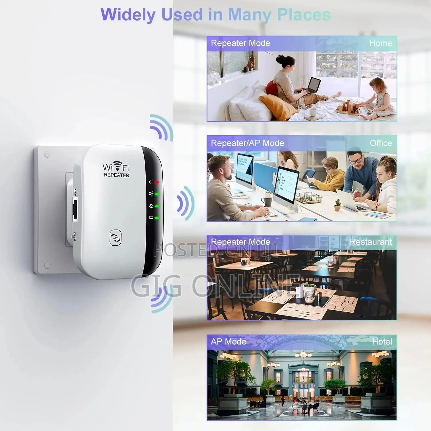 300M Wireless WiFi Range Extender