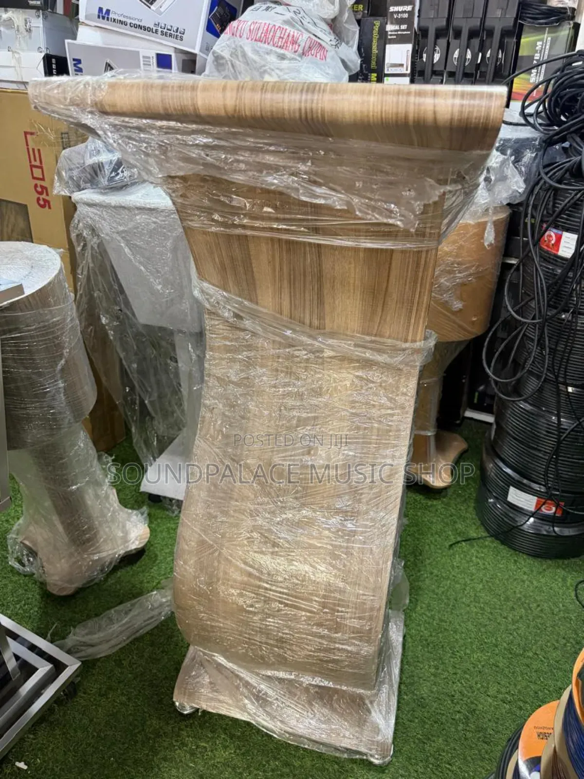 Floor-Standing Wooden Pulpit