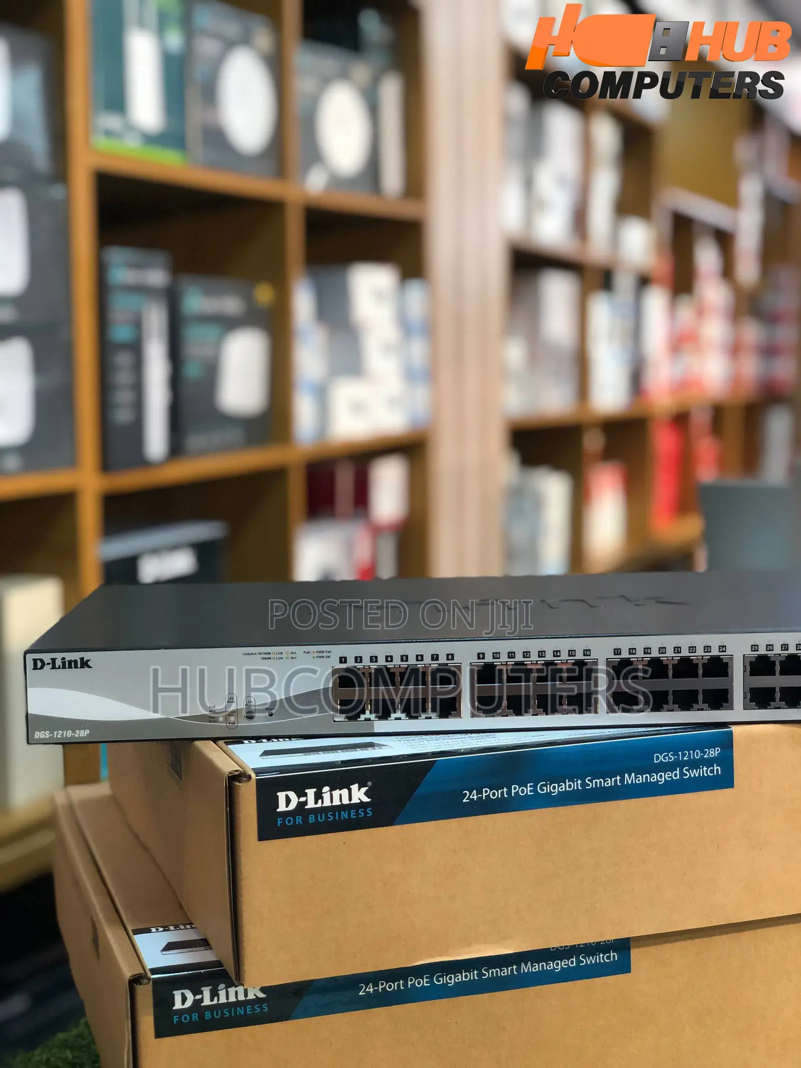 D-Link DGS-1210-28P 24-Port PoE Gigabit Smart Managed Switch