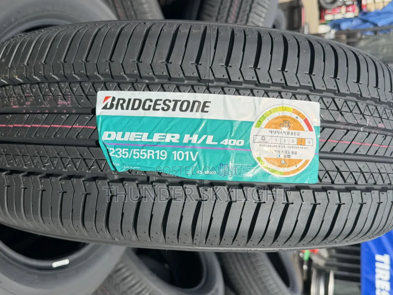 235/55r19 Bridgestone Dueler H/L 400 SUV Tyre