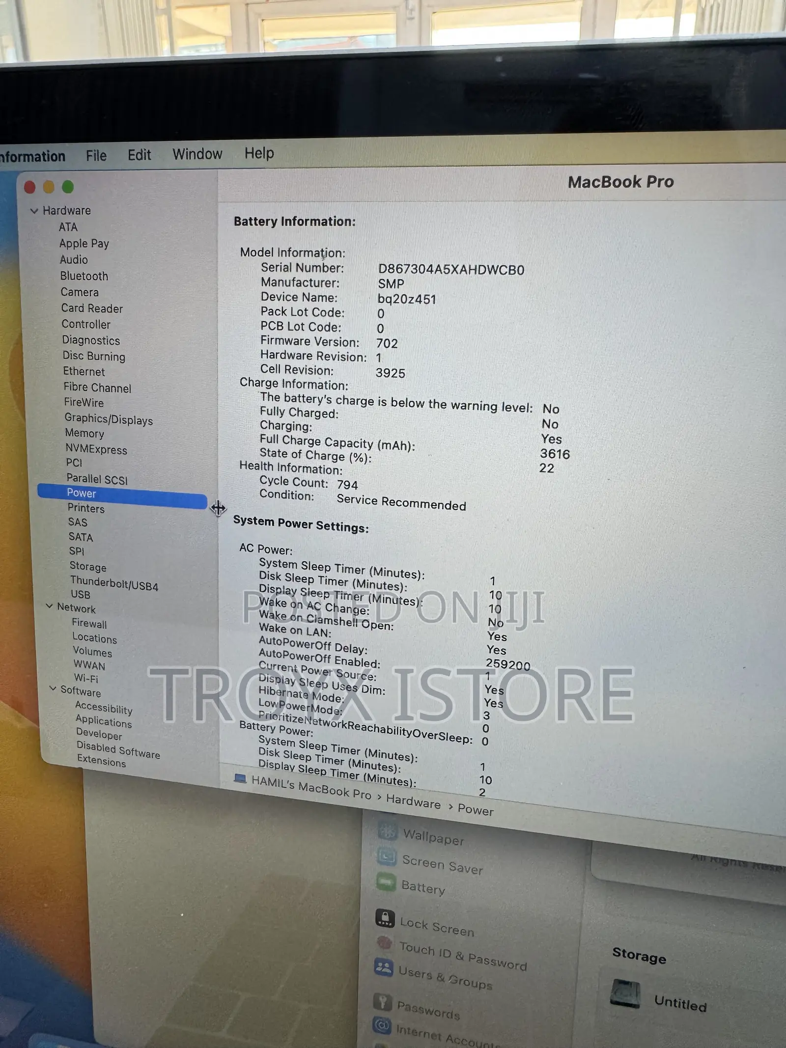 Laptop Apple MacBook Pro 2017 16GB Intel Core i7 SSD 512GB