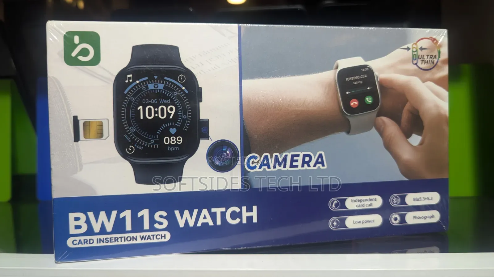 BW11 Smart Watch Phone With Bluetooth and Camera Cheap Price