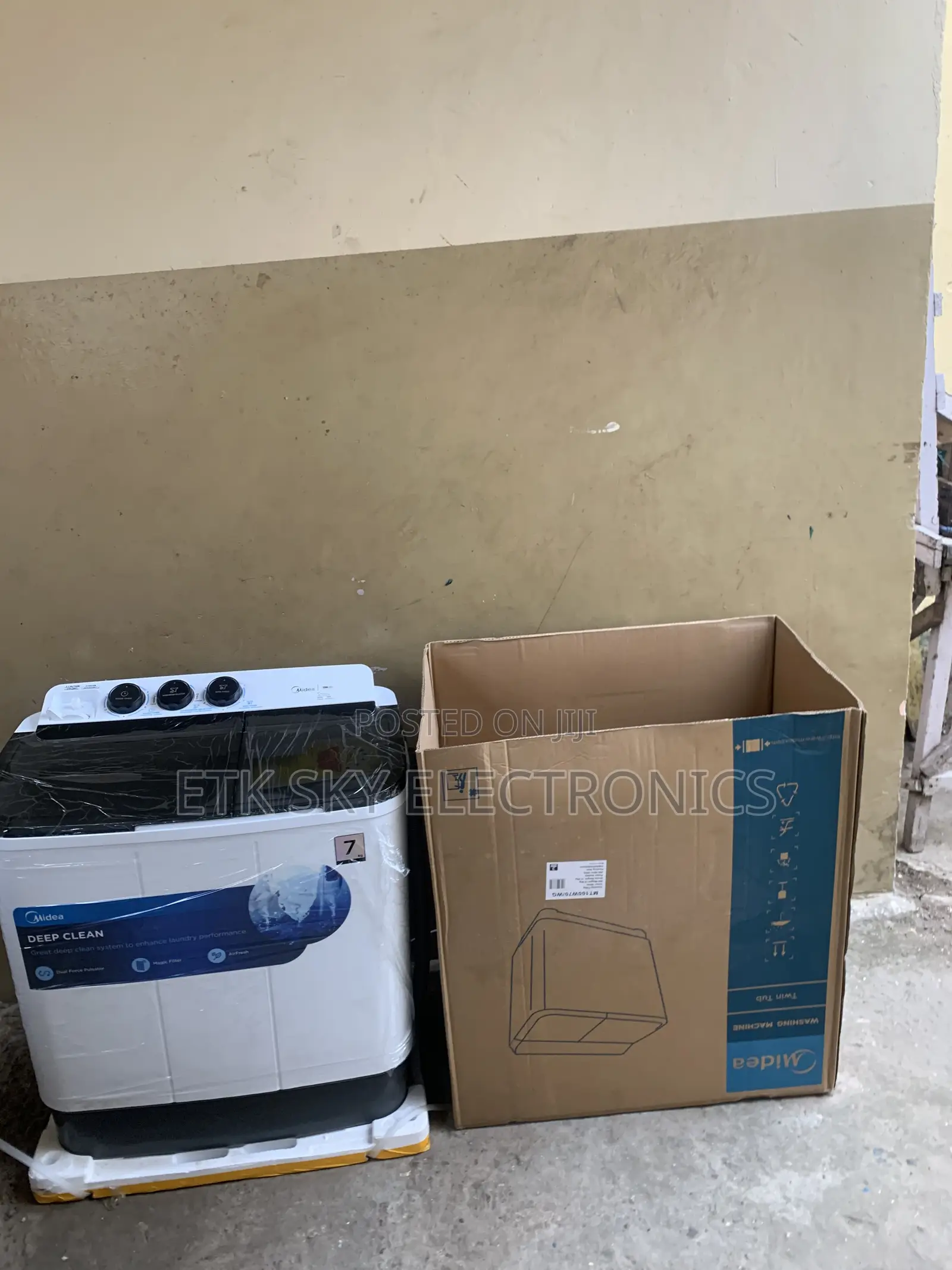 Appealing Midea 7kg Twin Tub Washing Machine
