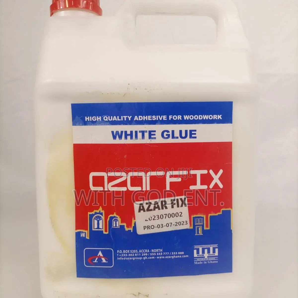 White Glue / Wood Adhesive – Top Bond, Master Bond Leyland 5L 5KG