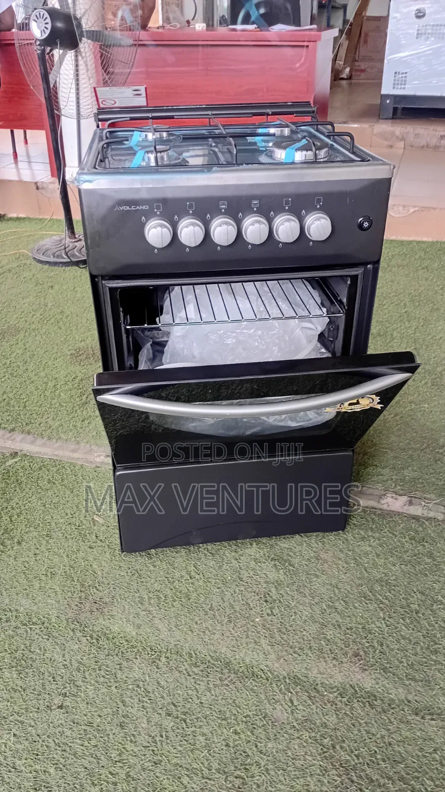 Quality Volcano 4 Burner Gas Cooker 50x50 at Great