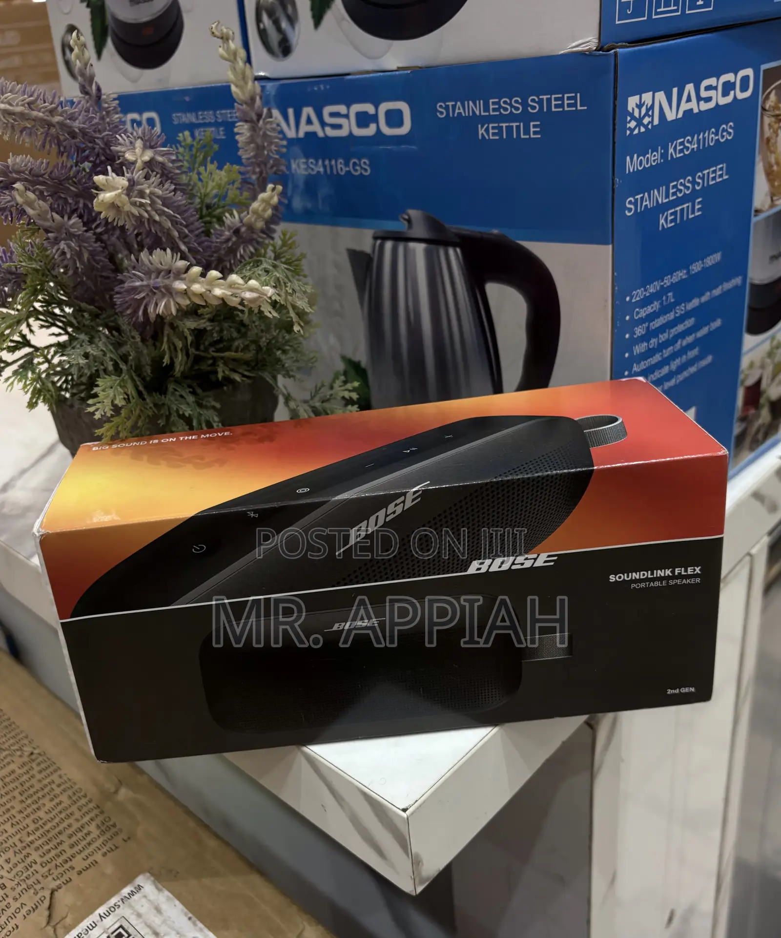Super Classic Bose Soundlink Flex Portable Bluetooth Speaker(Black)