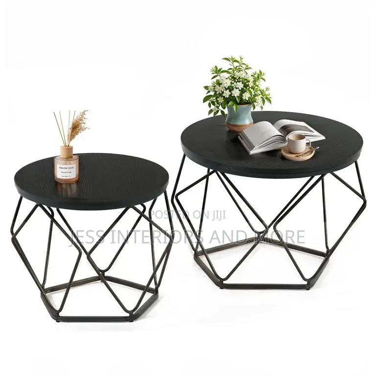 Coffee Table Set of 2, Nesting Side Tables for Living Room