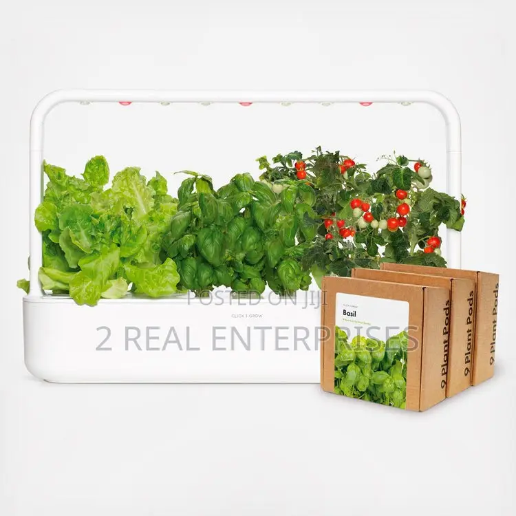 Click & Grow Smart Garden 9 Indoor Herb Garden Kit With Grow Light