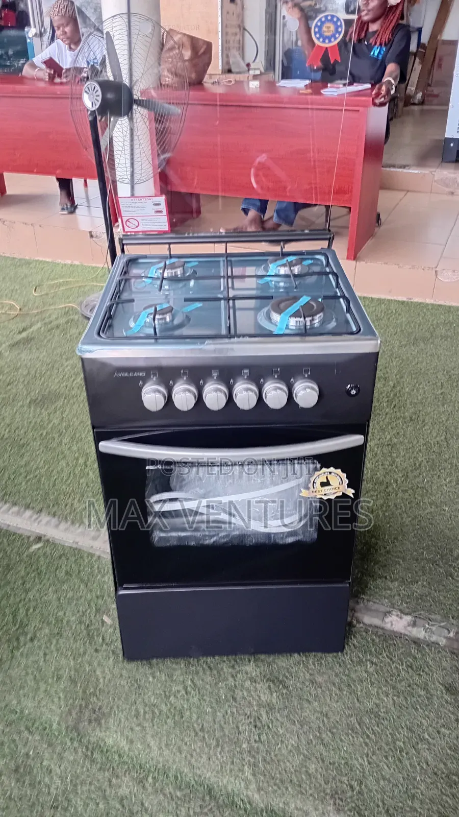Original Volcano 4 Burner 50x50 Gas Cooker Available