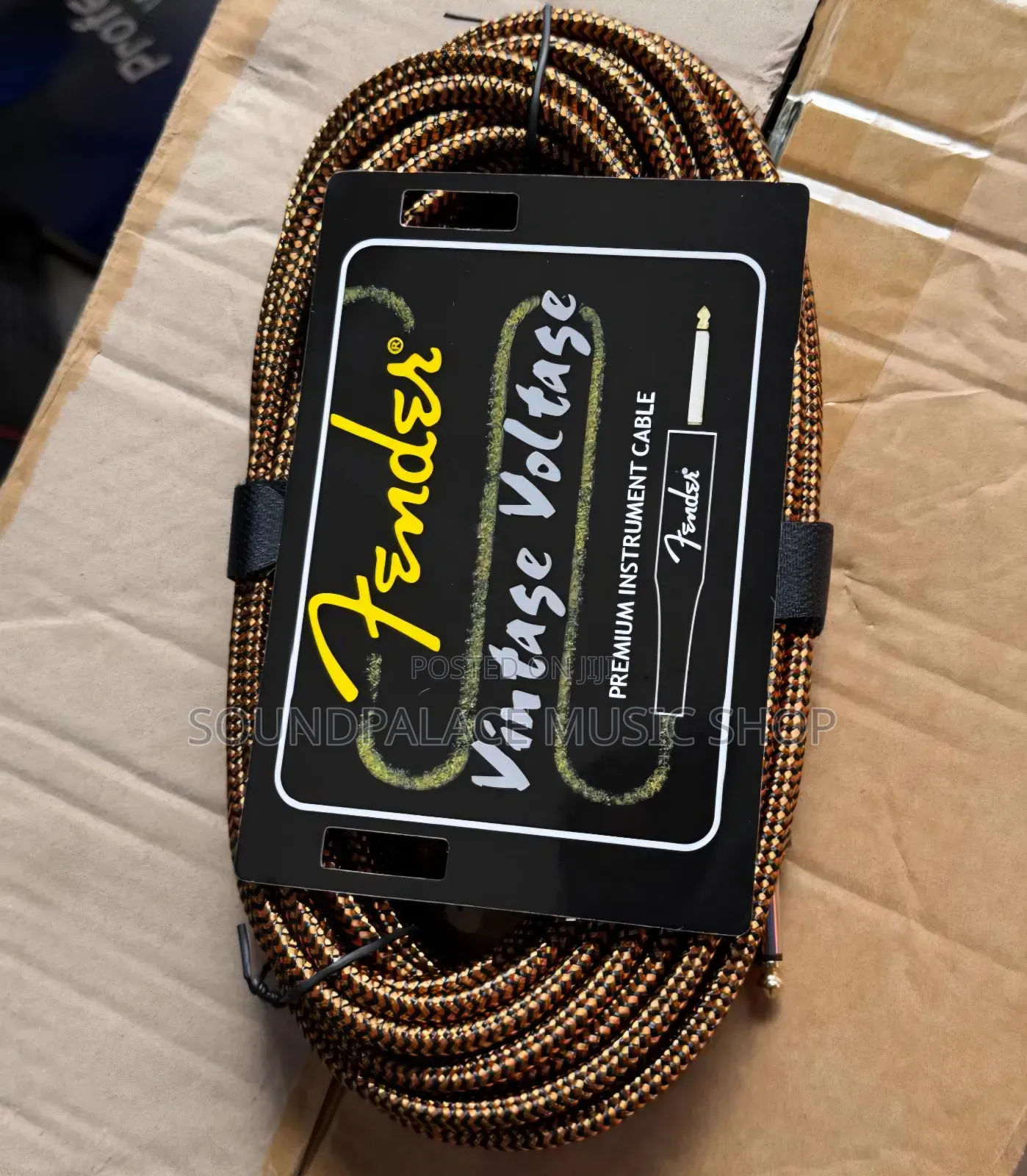 Fender Vintage Premium 10meter (10M) Jack to Jack Cable
