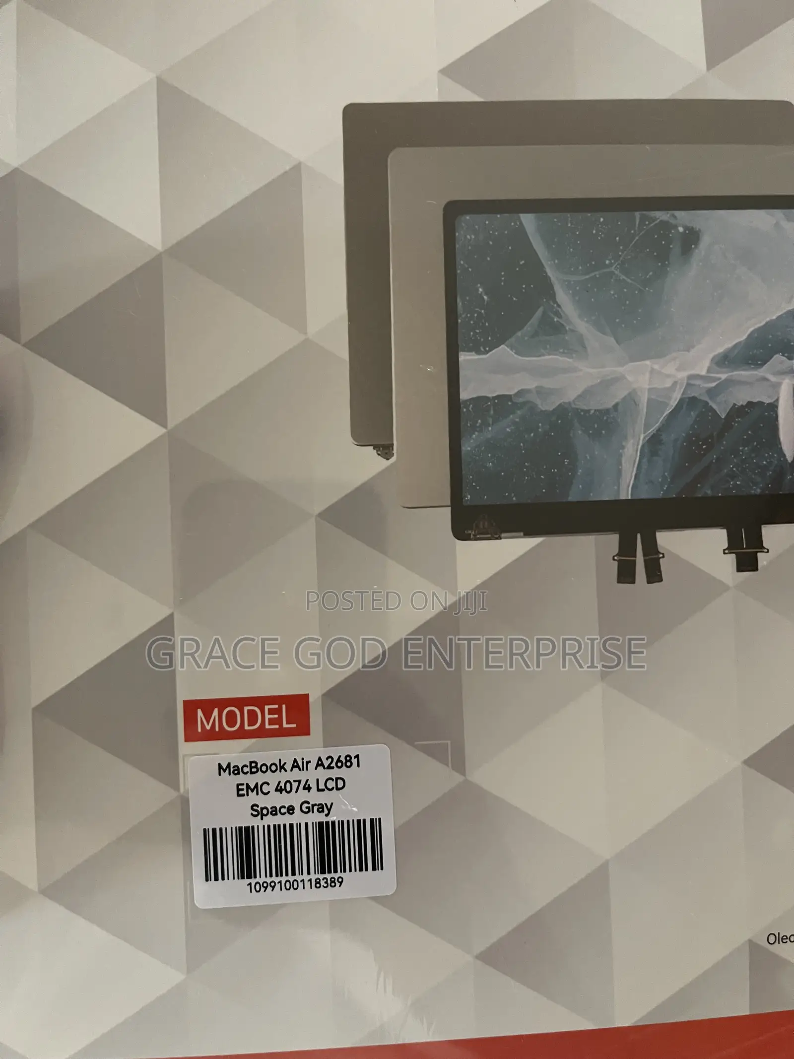 Original MacBook Air A2681 E:1C 4074 LCD Midnight & Space Grey
