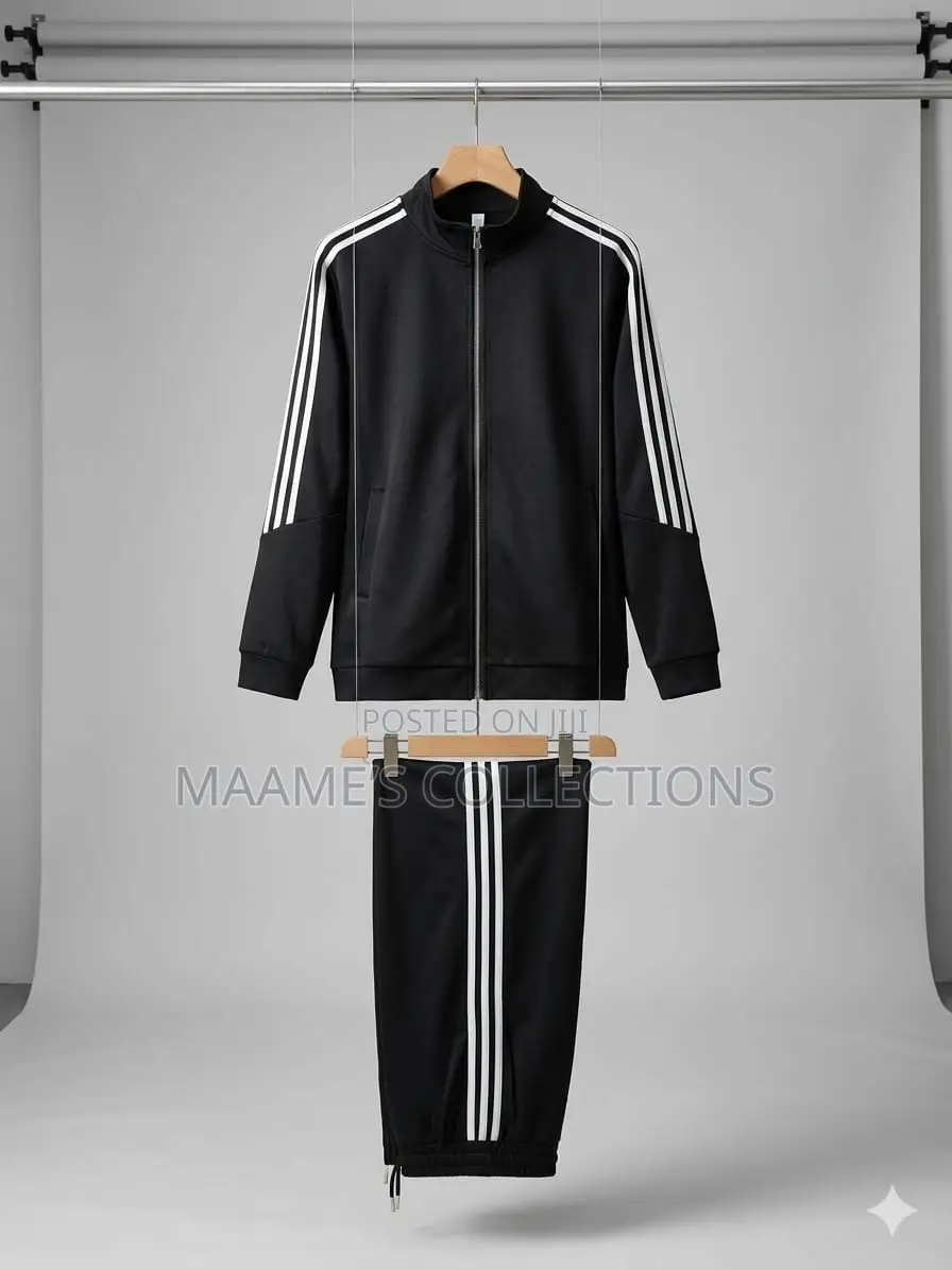 Unisex Design Tracksuit Top and Down Set