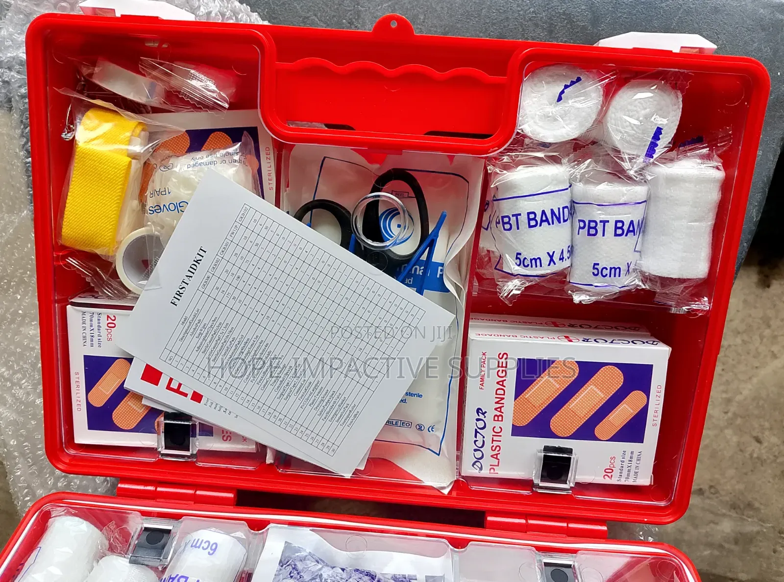 European Standard First Aid Kit for 50 People.