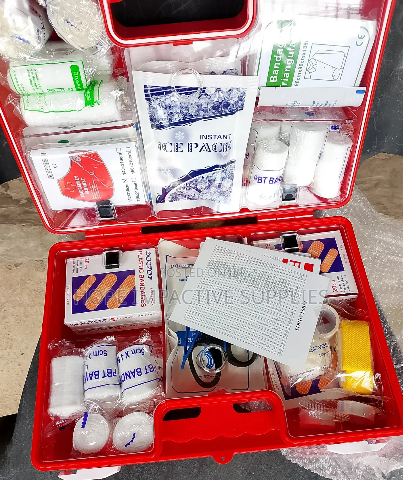 European Standard First Aid Kit for 50 People.