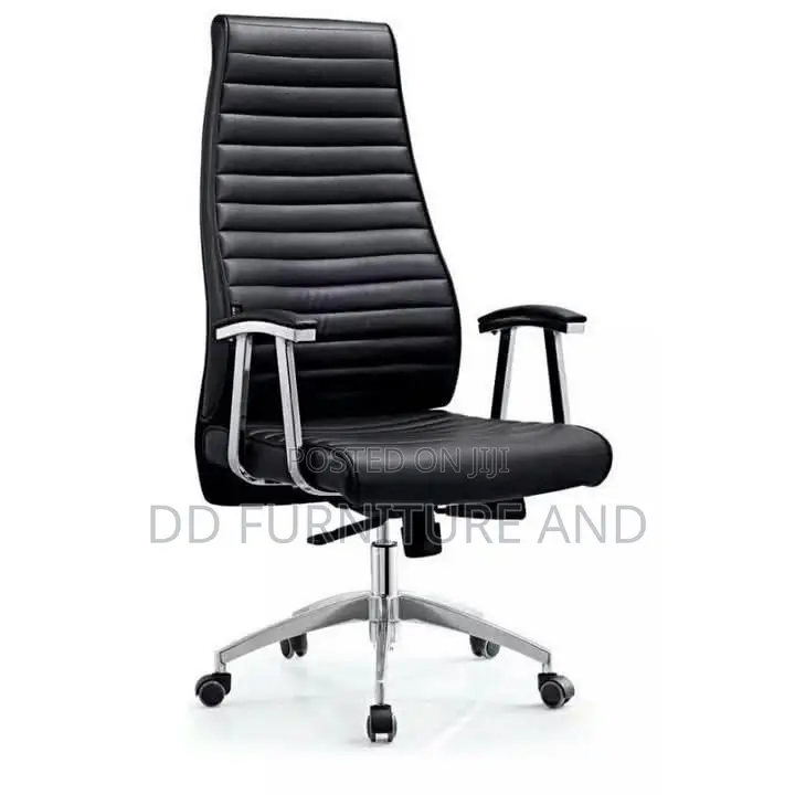 High-Back Leather Office Chair