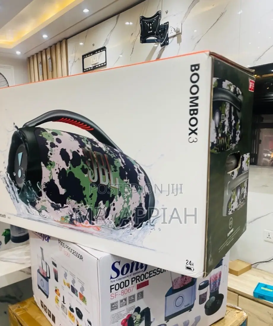 Super Affordable JBL Boombox 3 Wireless Speaker(Waterproof)