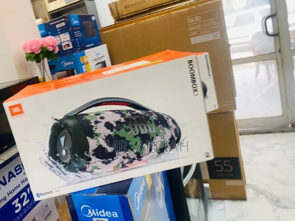 Order Durable JBL Boombox 3 Wireless Speaker(Waterproof)..