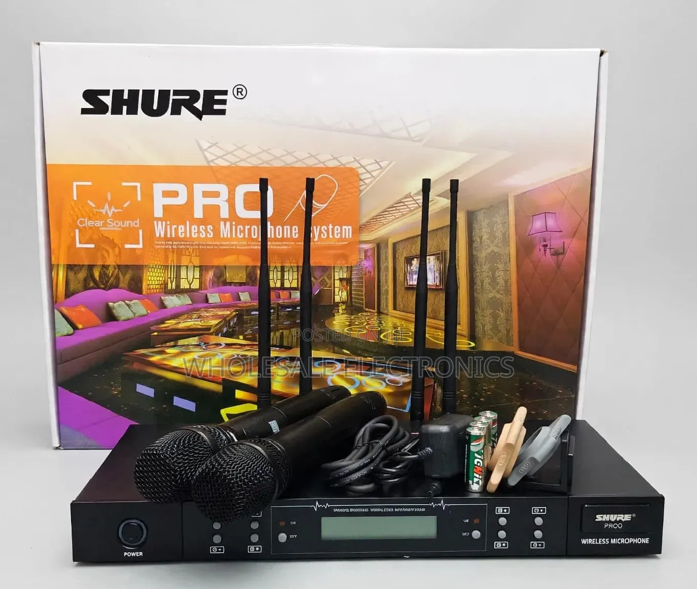 Shure PRO9 Dual Handheld Wireless Microphone System