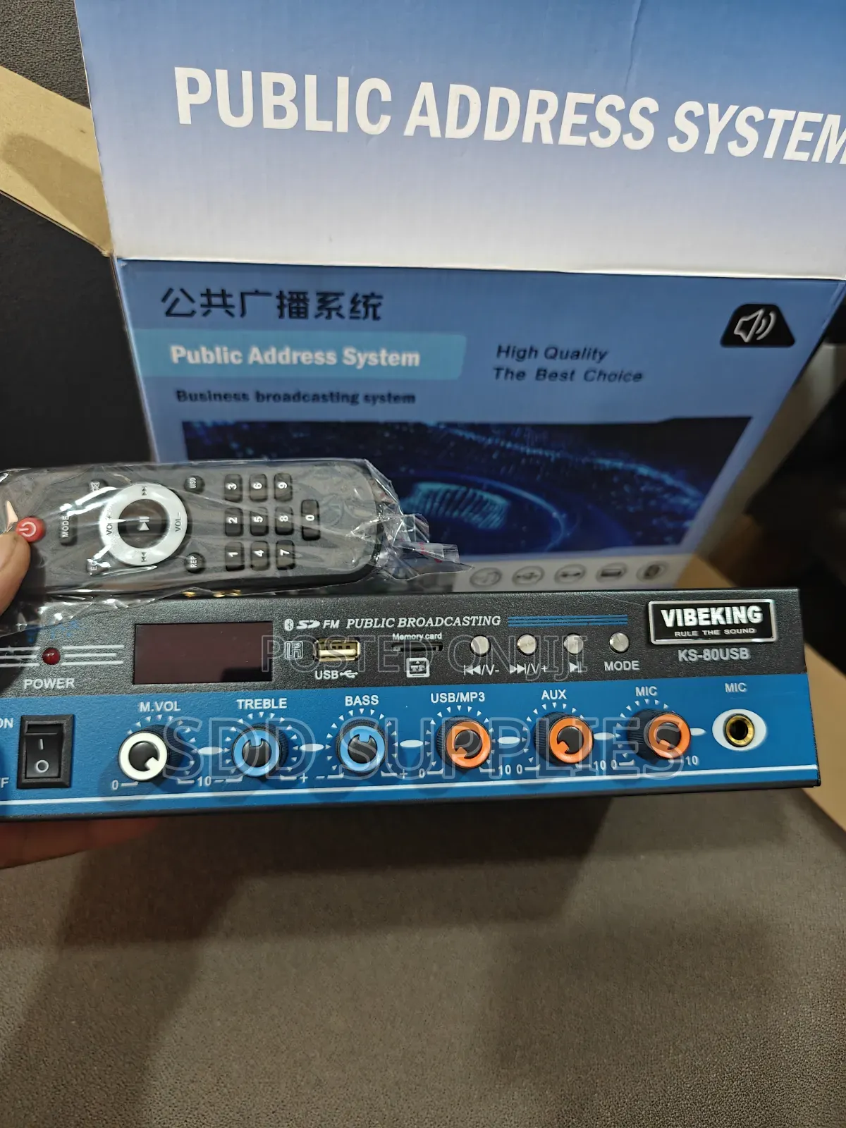 Vibeking KS-80USB 80 Watts Mini Amplifier Bluetooth,USB Karoake